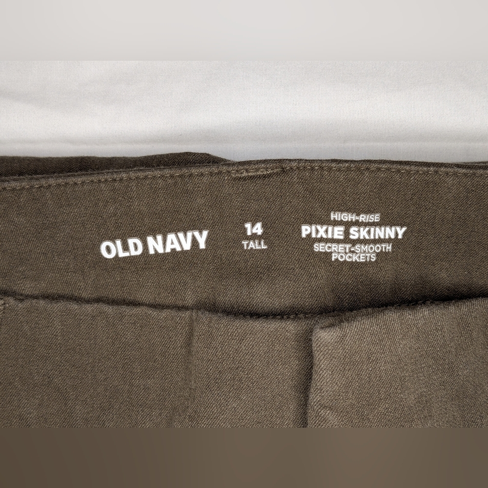 Old Navy Dark Olive Skinny Pants